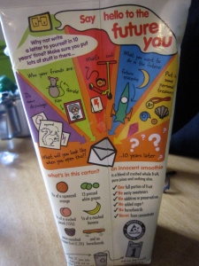 Some of my favourite ever packaging (for an Innocent Smoothie)
